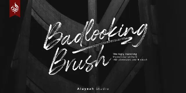 Badlooking Brush font