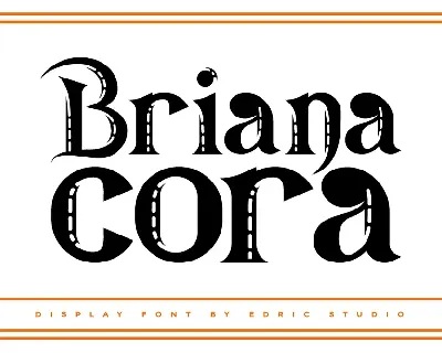 Briana Cora Demo font