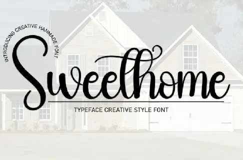 Sweethome Script font