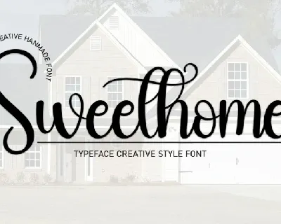 Sweethome Script font