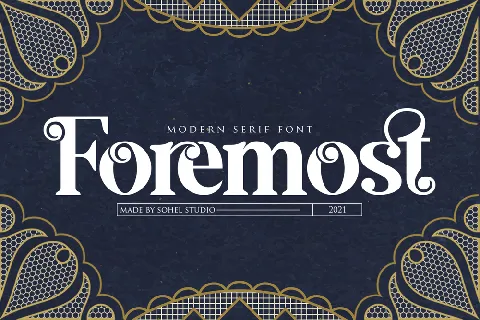 Foremost font