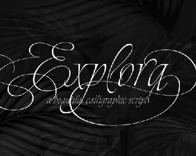 Explora font