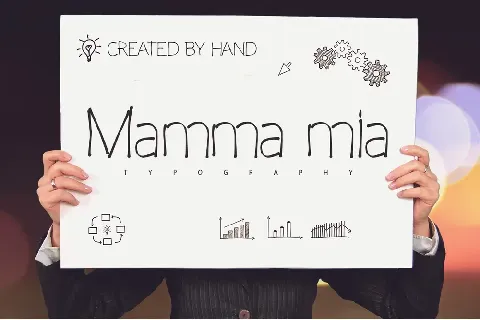 Mamma mia Typeface font