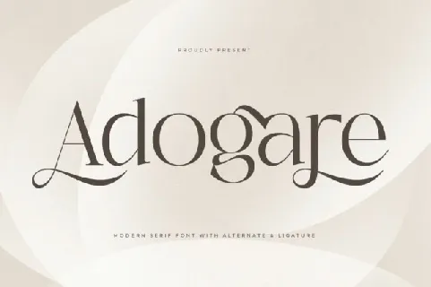 Adogare font