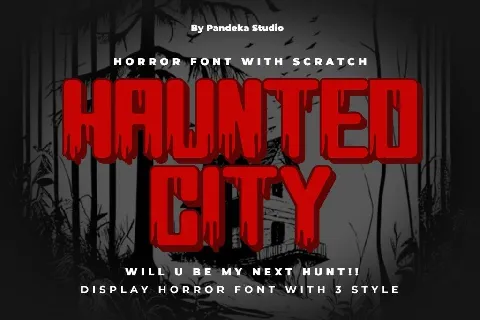 Haunted City DEMO font