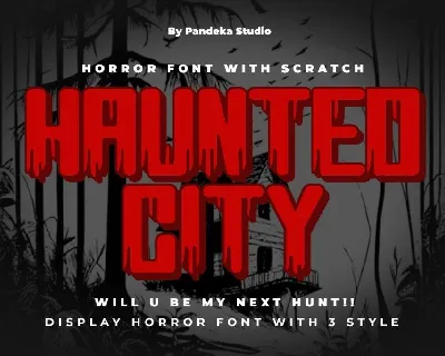 Haunted City DEMO font