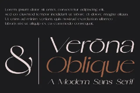 Verona font