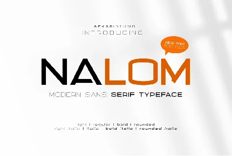 Nalom Family font