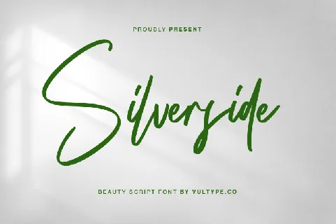 Sillverside font