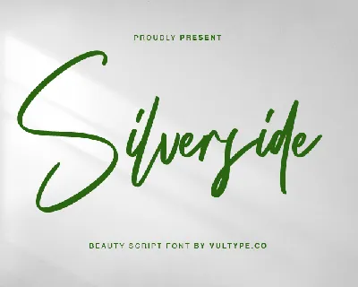 Sillverside font