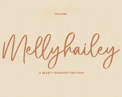 Melly Hailey font