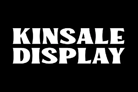 Kinsale Display font