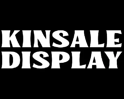 Kinsale Display font