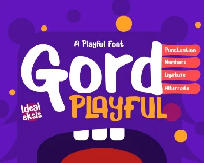 Gord Playful font