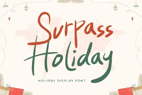 Surpass Holiday font