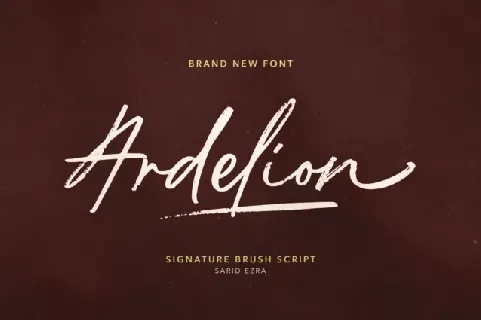 Ardelion font
