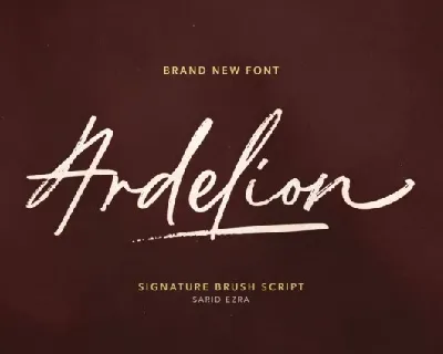 Ardelion font