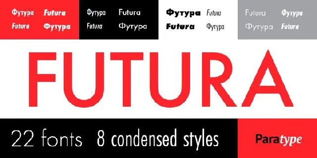 Futura PT font