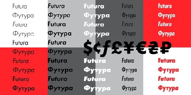 Futura PT font