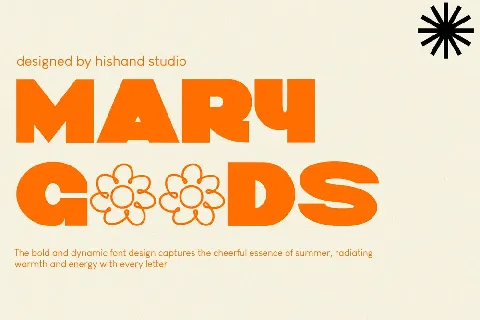 MARY GOODS font