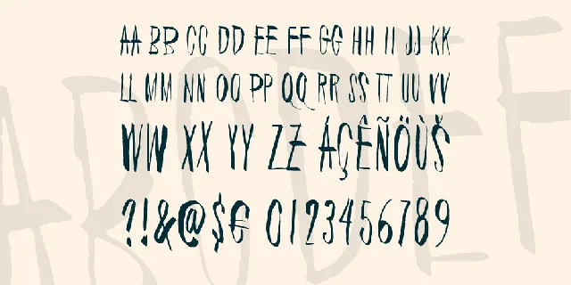 Bbbz! Wow! Alternative facts font