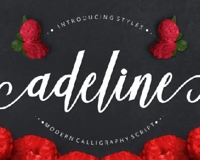 Adeline Calligraphy Script font