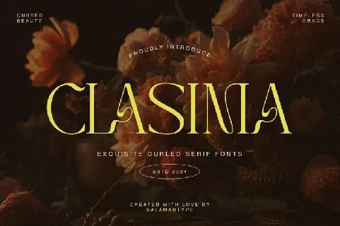 Clasima font