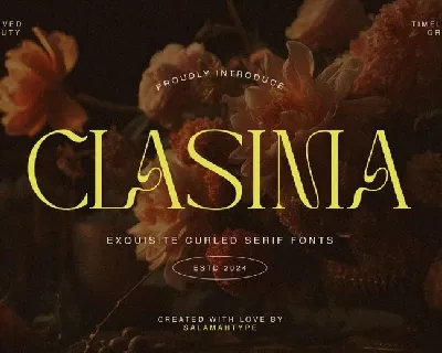 Clasima font