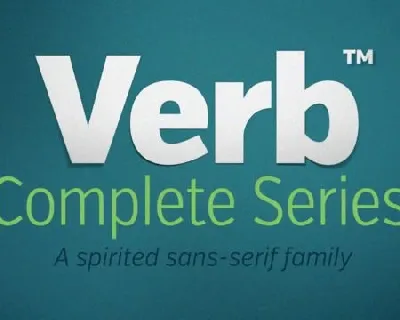 Verb Free font