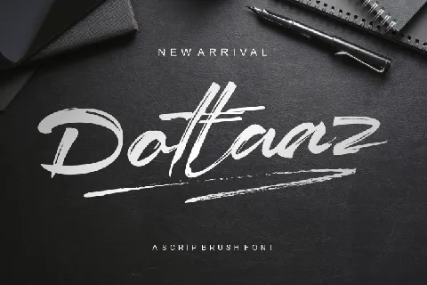 Dottaaz Brush Scrip font