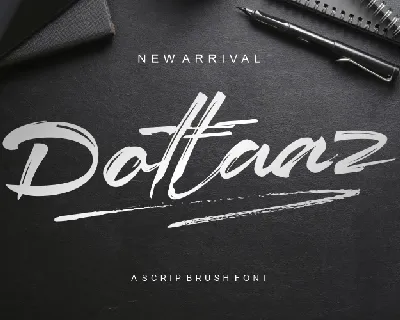 Dottaaz Brush Scrip font