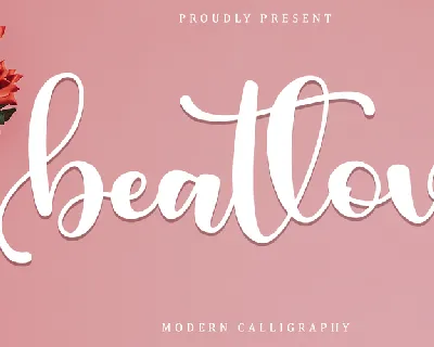 Beatlove -Personal Use font