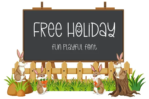 Free Holiday font