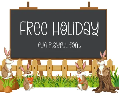 Free Holiday font