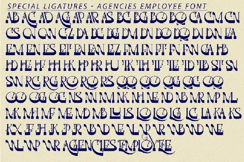 Agencies Employee font