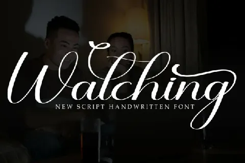Watching Script font