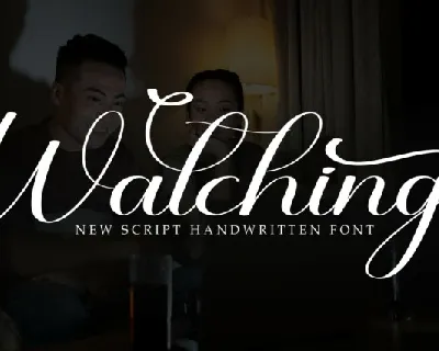 Watching Script font