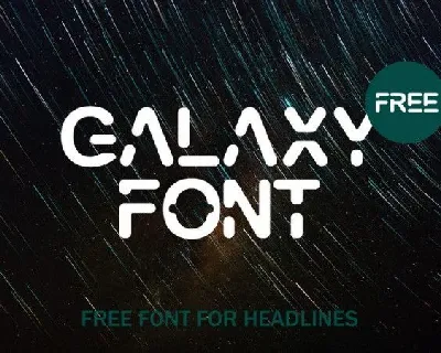 GALAXY Free font