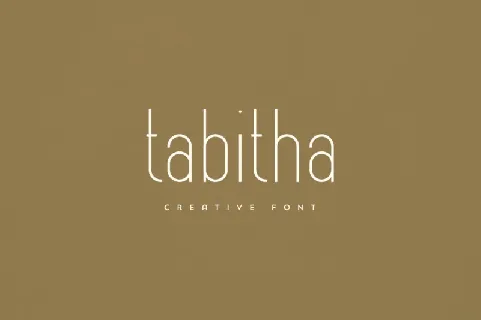 Tabitha font