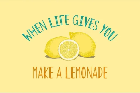 Lemonade font