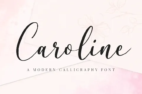 Caroline font