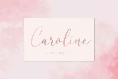 Caroline font