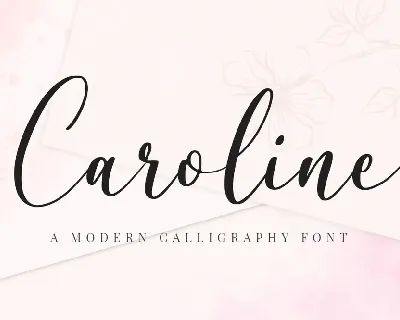 Caroline font