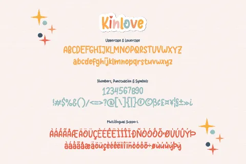 Kinlove font