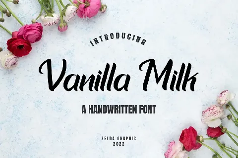 Vanilla Milk font