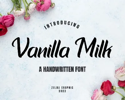 Vanilla Milk font