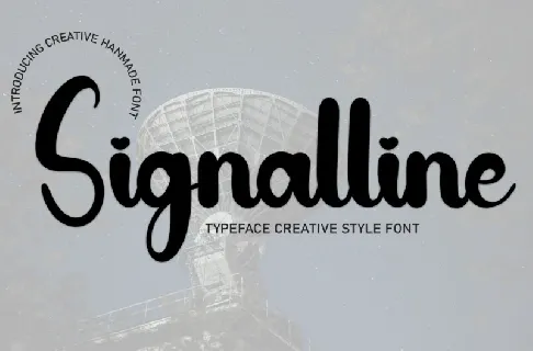 Signalline Script font