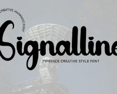 Signalline Script font