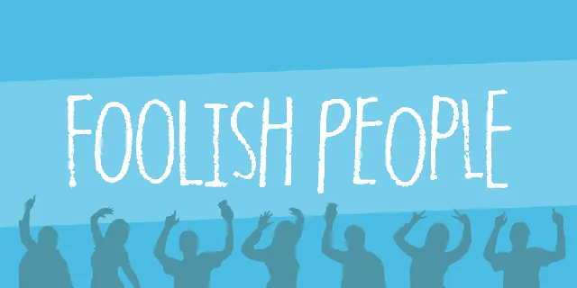 Foolish People DEMO font