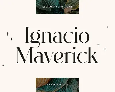 Ignacio Maverick font